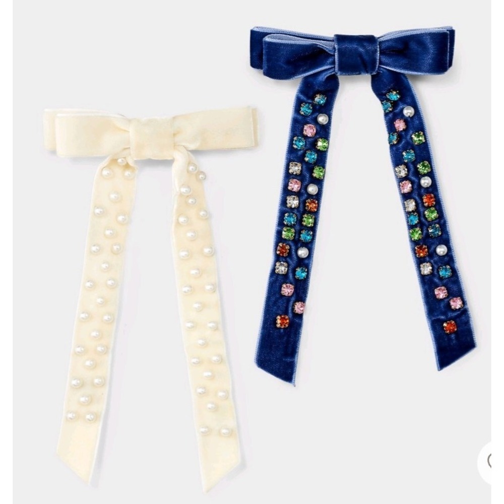 A New Day - Hair Bow Clip Women Girls 2 Pack